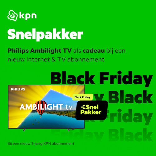 🖤 De Black Friday Snelpakker van KPN