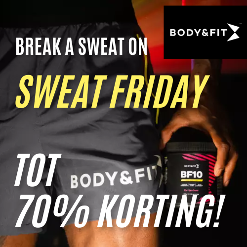 Nu tot 70% Sweat Friday korting!