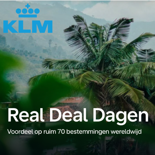 De KLM Real Deal Days zijn hier!