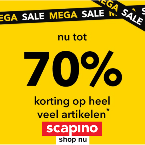 MEGA sale bij Scapino 👗