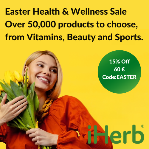 Nu 15% Paaskorting bij iHerb 💐